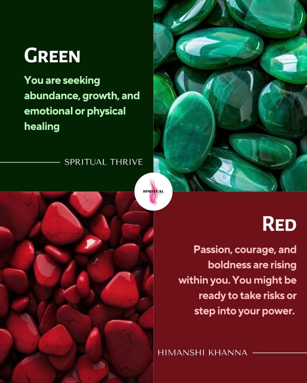 Instagram post from spritualthrive. This post is in position 1.